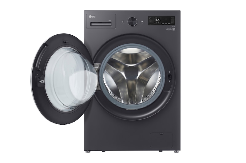 Vista Frontal puerta abierta Lavaseca LG Carga Frontal LG WD16EGNTS6P